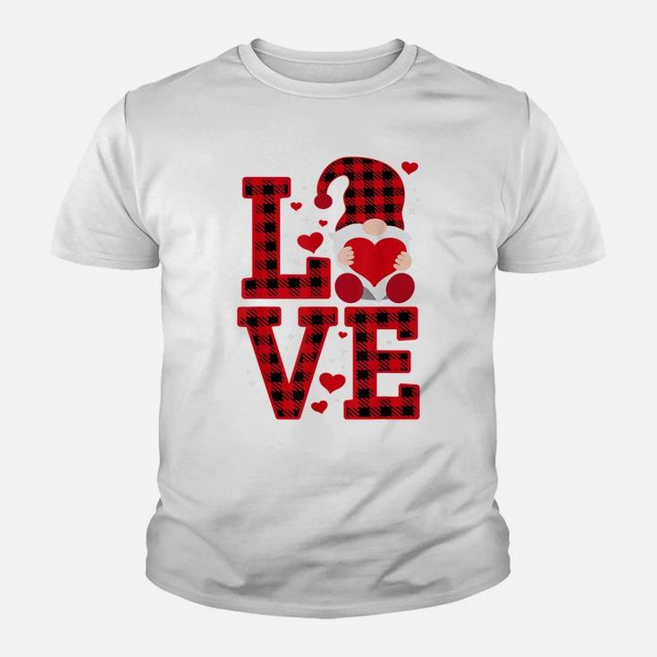 Gnomesvalentine's Day Couple Matching - Gnomes Valentines Youth T-shirt