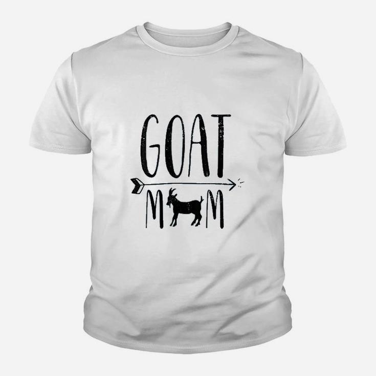 Goat Mom For Pet Owner Or Farmer Black Youth T-shirt