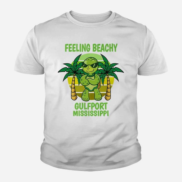 Gulfport Mississippi Cool Turtle Funny Saying Vacation Youth T-shirt