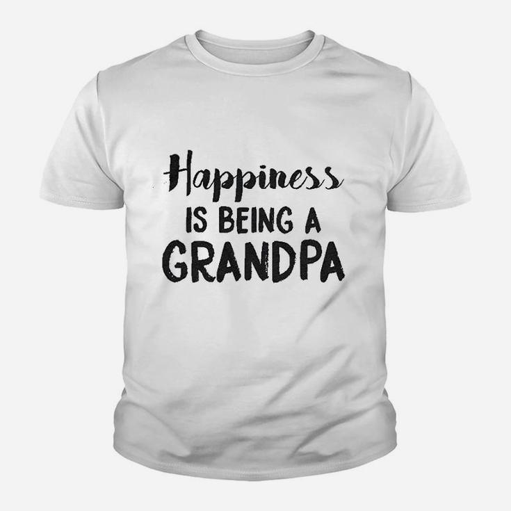 Happiness Is Being A Grandpa Youth T-shirt