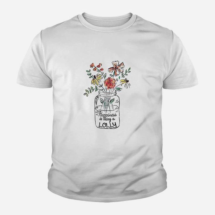 Womens Happiness Is Being Grammy Life - Flower Art-Grandma Tee Womens Happiness Is Being Grammy Life - Flower Art-Grandma Tee