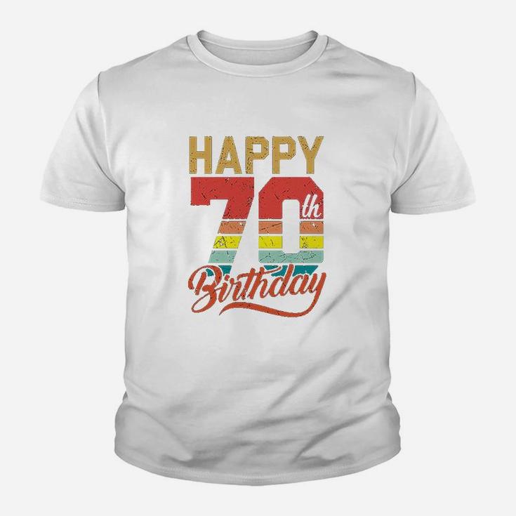 Happy 70Th Birthday Gift 70 Years Old Vintage Born In 1949 Youth T-shirt