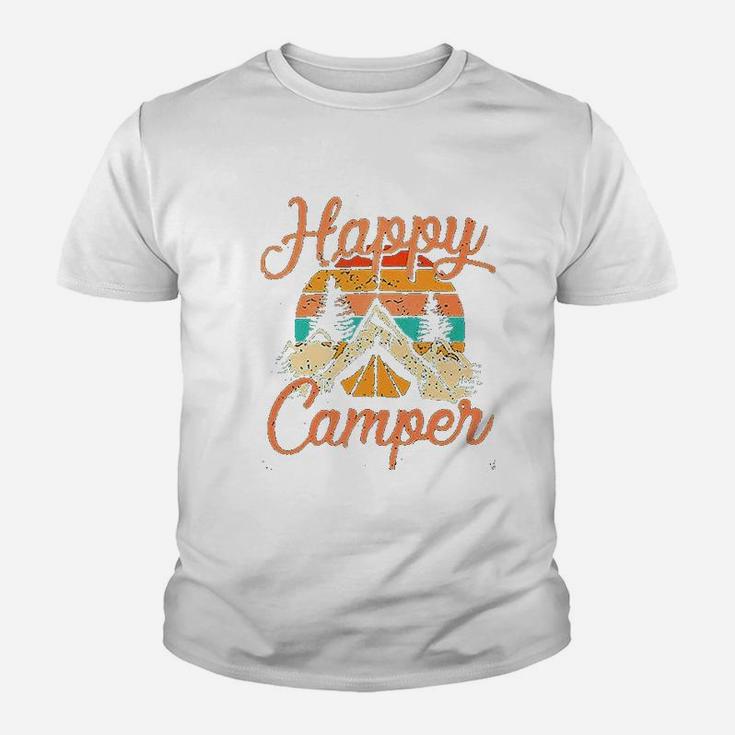 Happy Camper For Women Camping Youth T-shirt