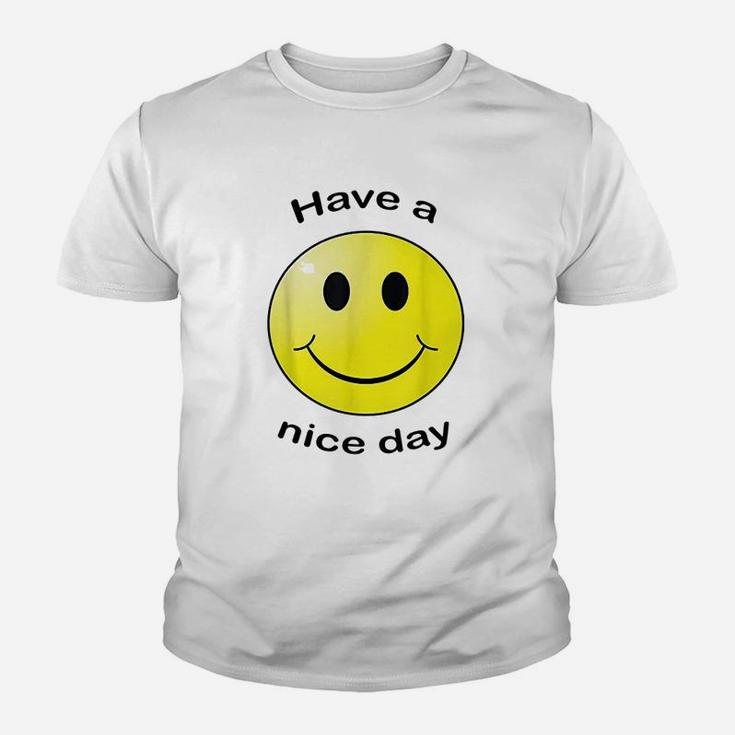Have A Nice Day Smile Face Youth T-shirt