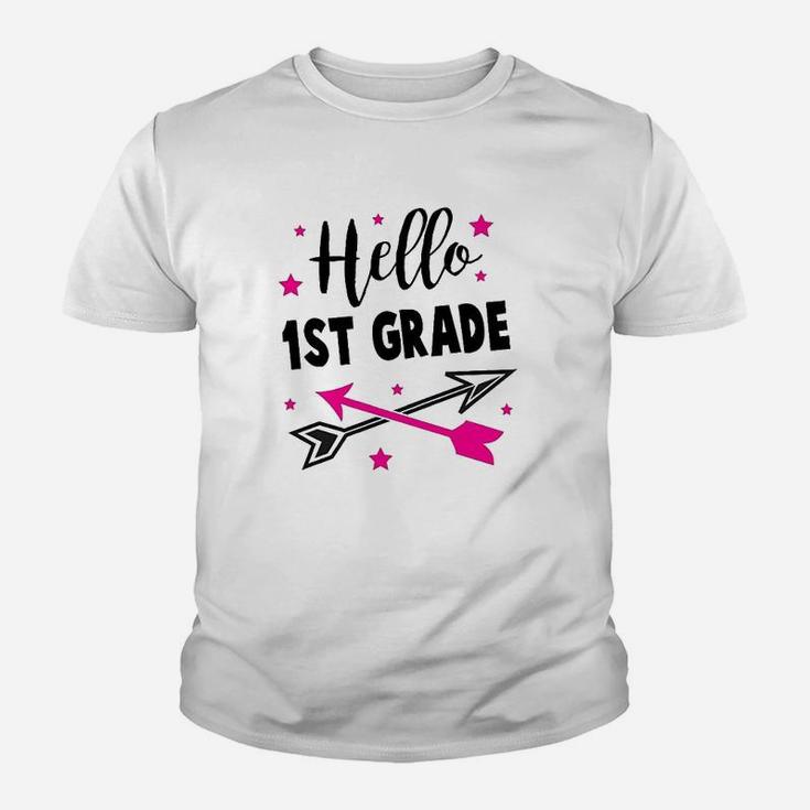 Hello 1St Grade With Stars Youth Youth T-shirt