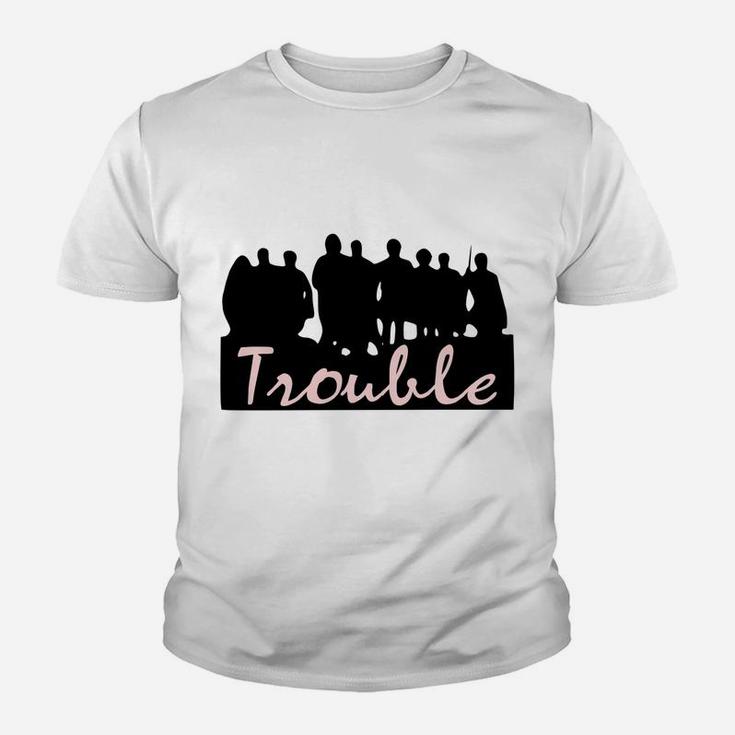 Here Comes Trouble Youth T-shirt