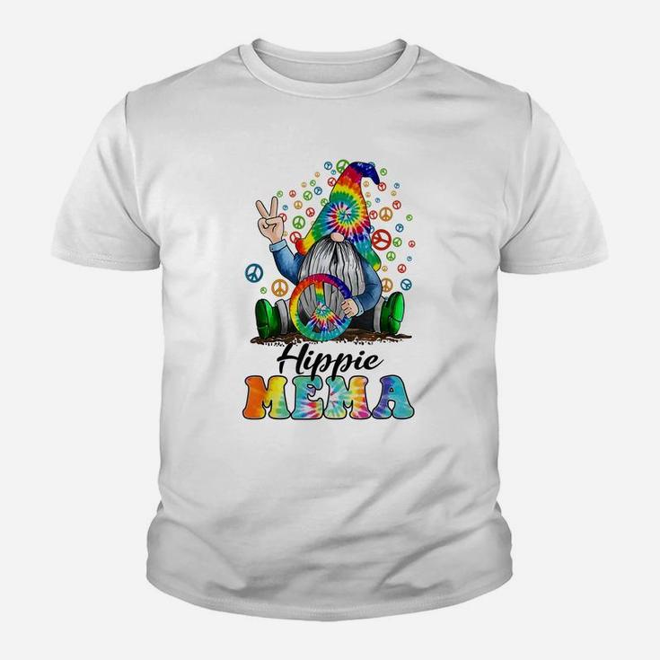 Hippie Mema Gnome Colorful Gnome Mother's Day Gift Youth T-shirt