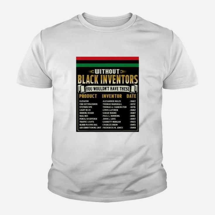 History Of Black Inventors Black History Month Youth T-shirt