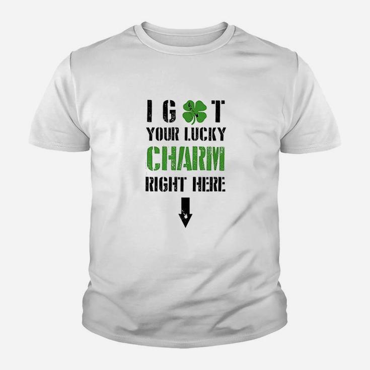 I Got Your Lucky Charm Right Here St  Pattys Day Youth T-shirt