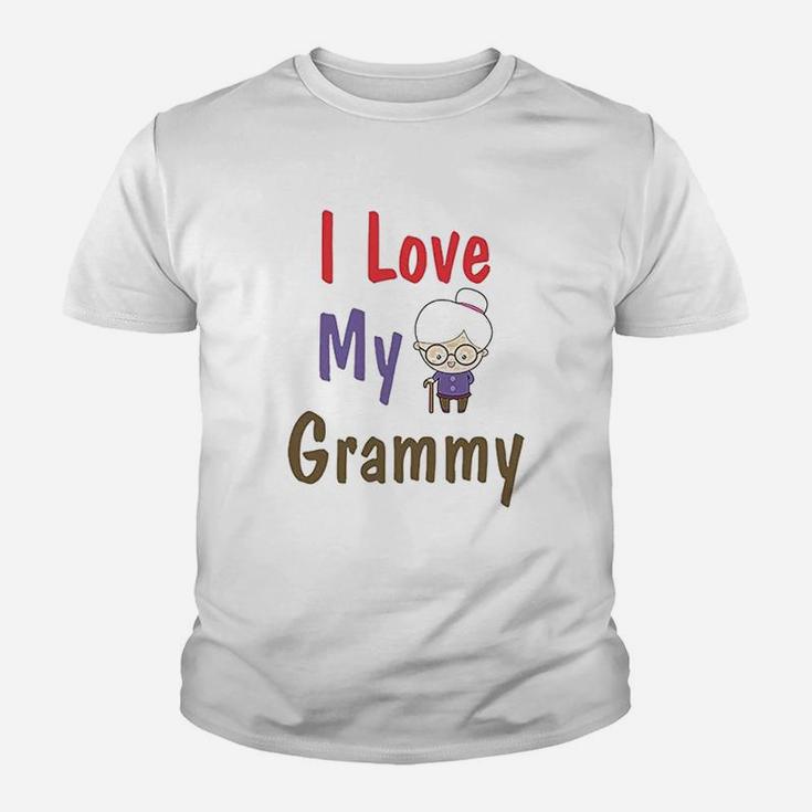 I Love My Grammy Grandmother Youth T-shirt