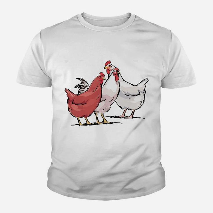 I Love My Ladies Chicken Farmer Crazy Lady Christmas Gift Sweatshirt Youth T-shirt