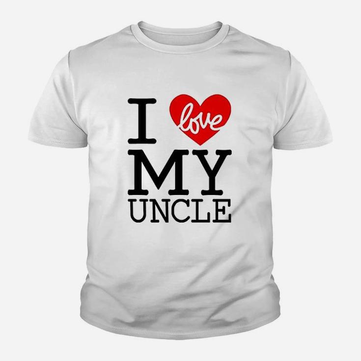 I Love My Uncle Youth T-shirt