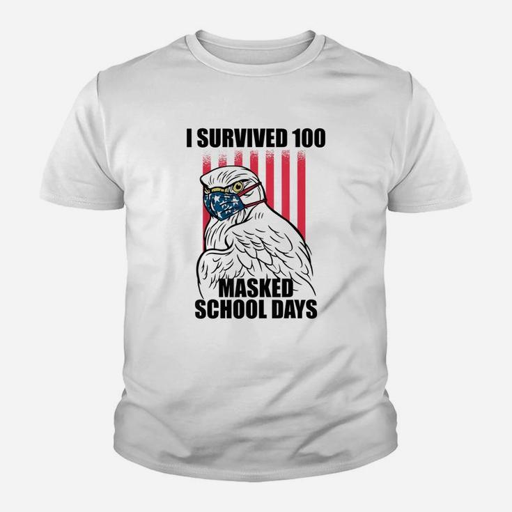 I Survived 100 Masked School Days Shirt Student Teacher Youth T-shirt