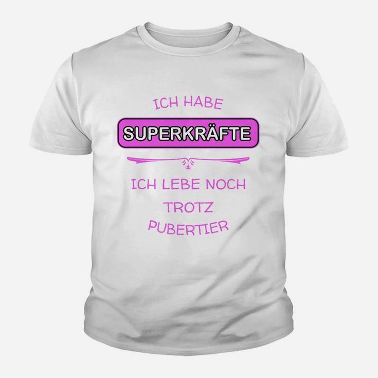 Ich Lebe Trotz Pubertier Kinder T-Shirt