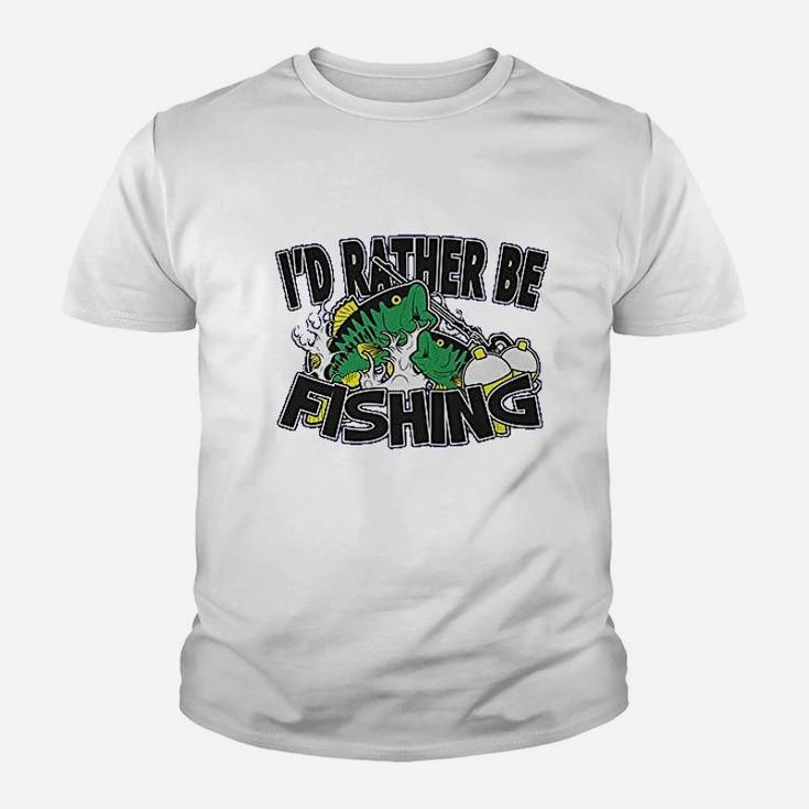 I'd Rather Be Fishing Youth T-shirt