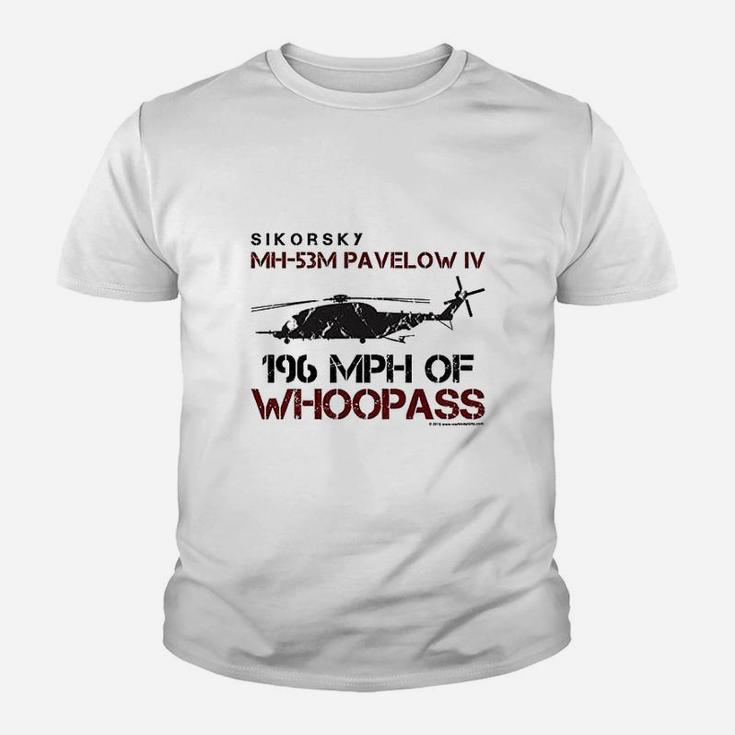Ikorsky Mh53m Pavelow Iv 196 Mph Of Whoopass Youth T-shirt