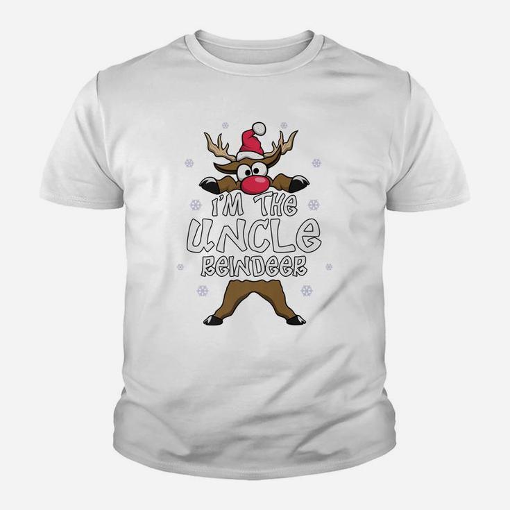 Im The Uncle Reindeer Cute Matching Family Christmas Pj Youth T-shirt