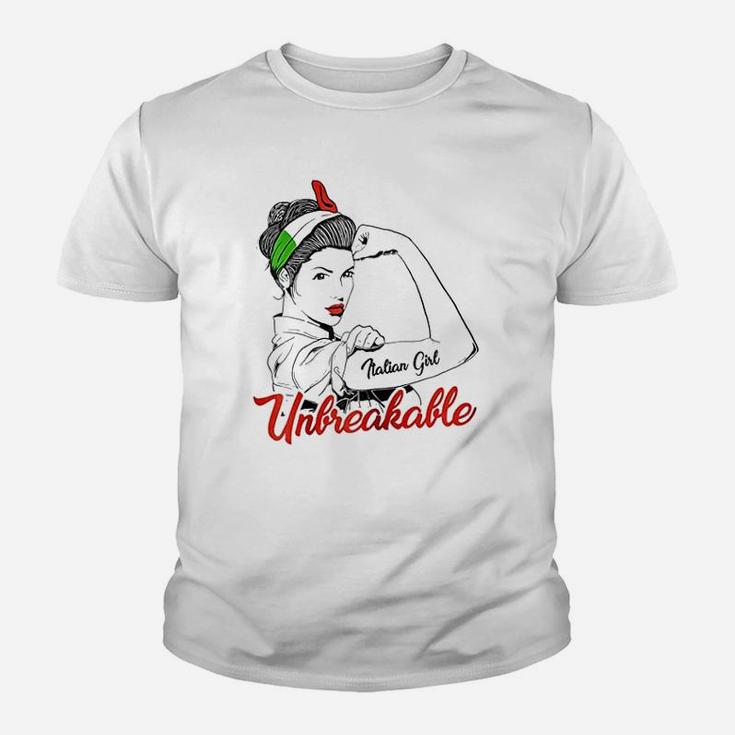 Italy Flag Unbreakable Youth T-shirt