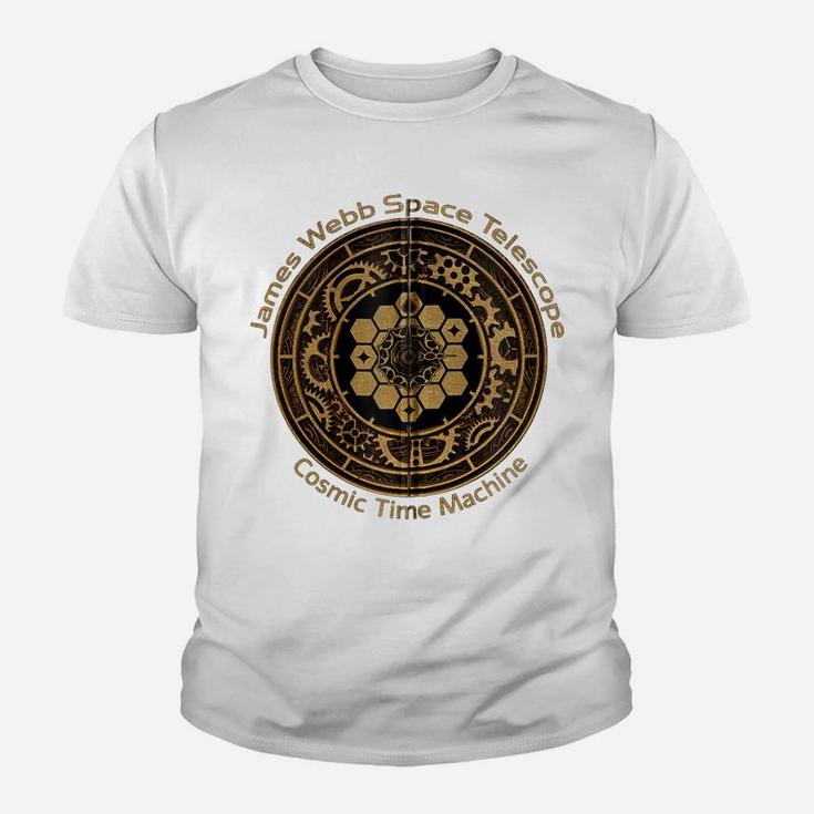 Jwst James Webb Space Telescope Cosmic Time Machine Brass Zip Hoodie Youth T-shirt