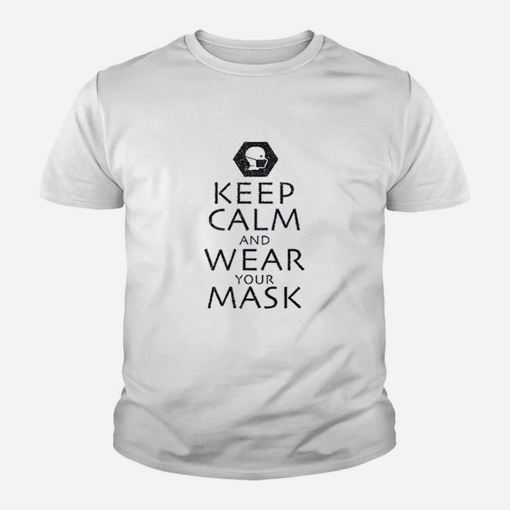 Keep Calm And Wear Your M Ask Youth T-shirt