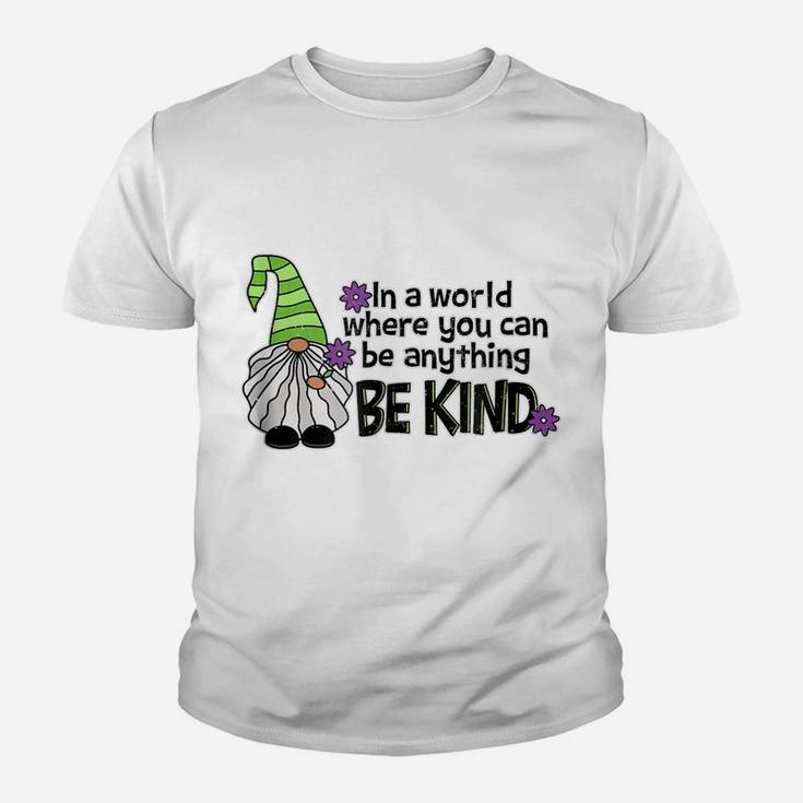 Kindness Gnome T Shirt Garden Gift Whimsical Youth T-shirt