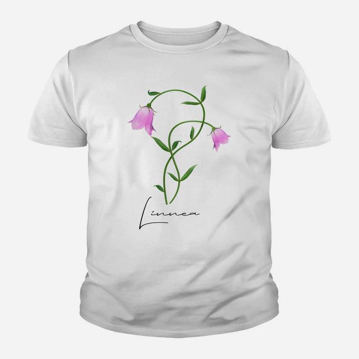 Linnea Flower Twinflower Wildflower Wild Flower Pink Flowers Youth T-shirt