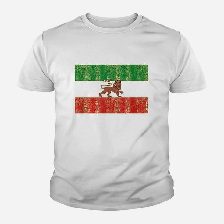 Lion Ethiopia Flag Youth T-shirt