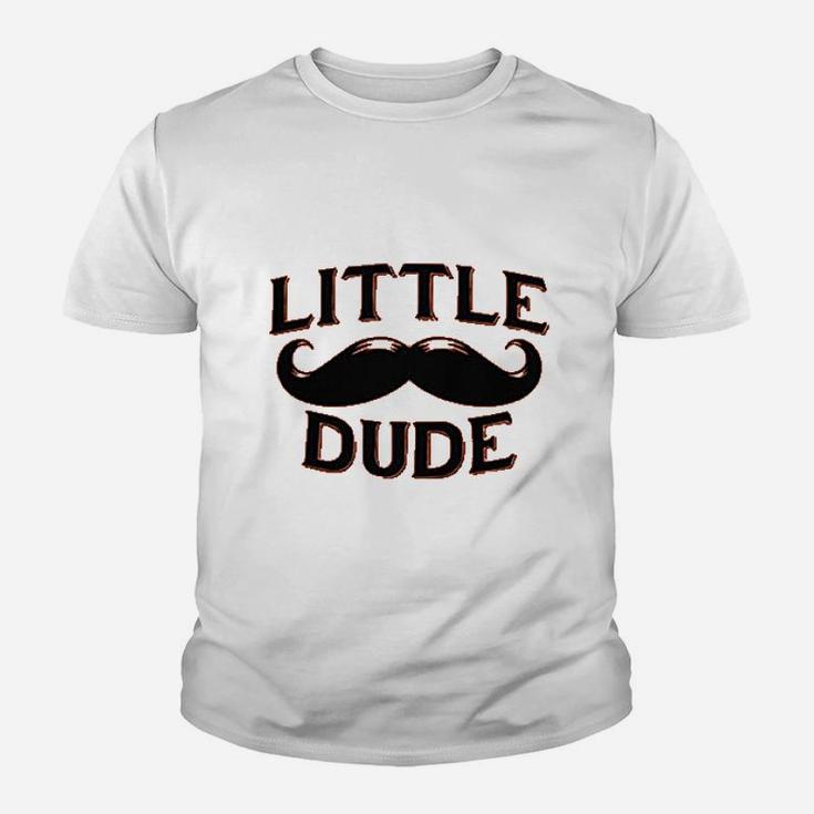 Little Dude Mustache Youth T-shirt