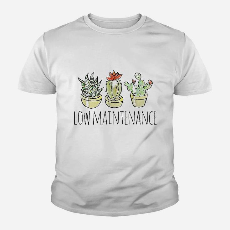 Low Maintenance Cactus Youth T-shirt
