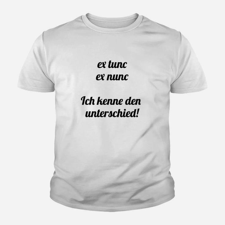 Lustiges Latein Sprüche Kinder Tshirt Ich kenne den Unterschied für Sprachenfans