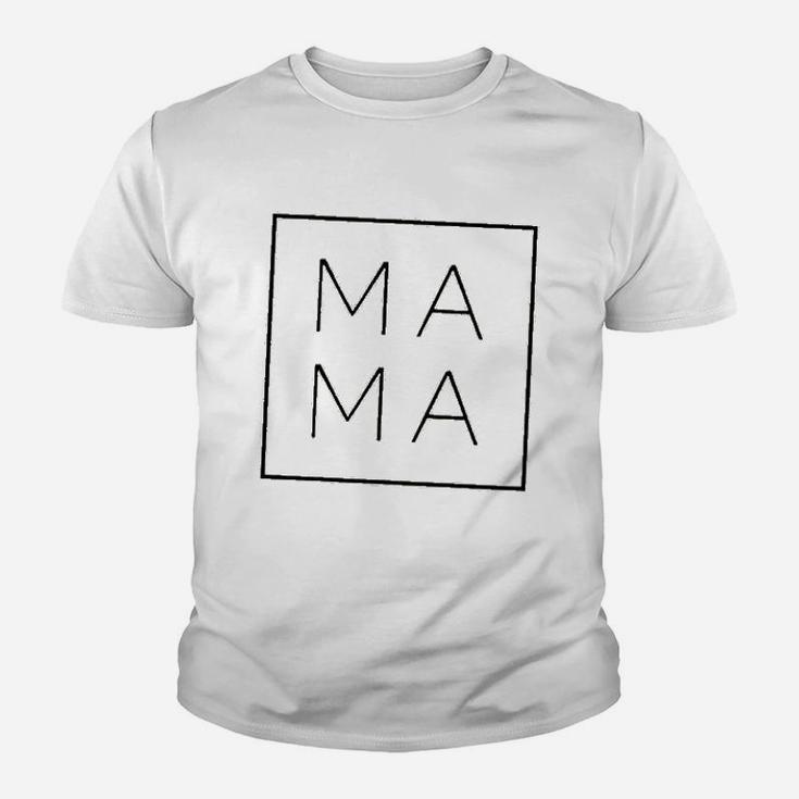 Mama Letter Print Mother Day Mom Gift Youth T-shirt