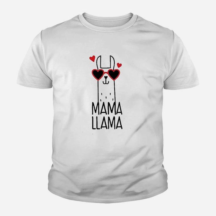 Mama Llama Funny Gift Set For Mothers Day Youth T-shirt