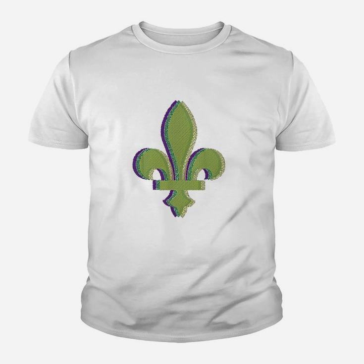 Mardi Gras New Orleans Fleur De Lis New Orleans Youth T-shirt