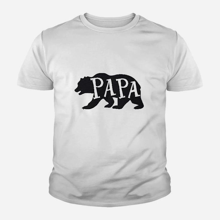 Matching Father And Son Papa Bear Daddy Bear Little Baby Family Youth T-shirt