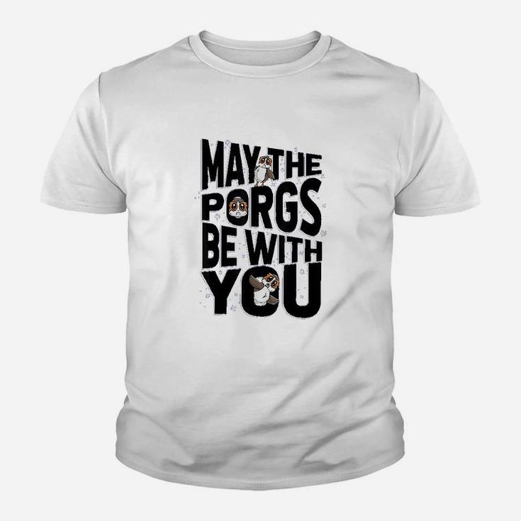 May The Porgs Be With You May The 4th Cute Galaxy Youth T-shirt