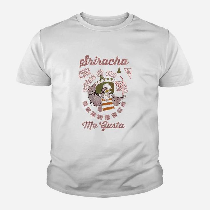 Me Gusta Sriracha Hot Chili Sauce Youth T-shirt