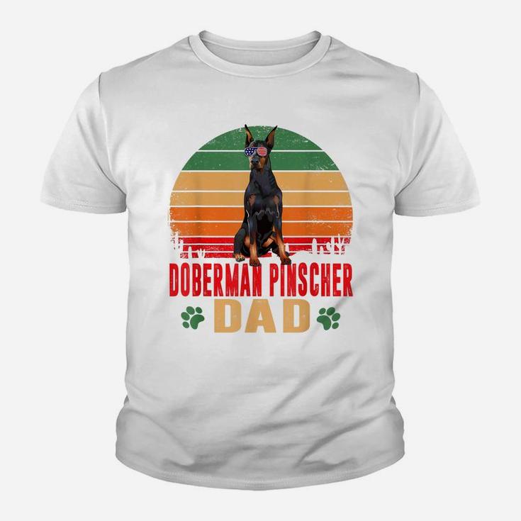 Mens Best Doberman Dad Father's Day Shirt Dog Lover Owner Youth T-shirt