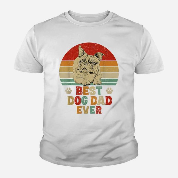 Mens Best Dog Dad Ever Daddy Boston Terrier Dog Lover Owner Youth T-shirt
