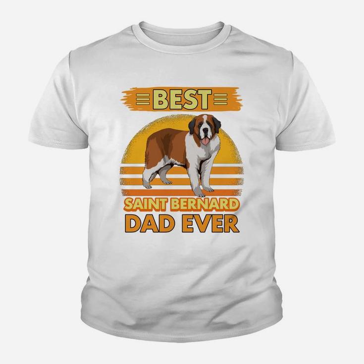Mens Boys Best Saint Bernard Dad Ever Dog Owner St Bernards Youth T-shirt