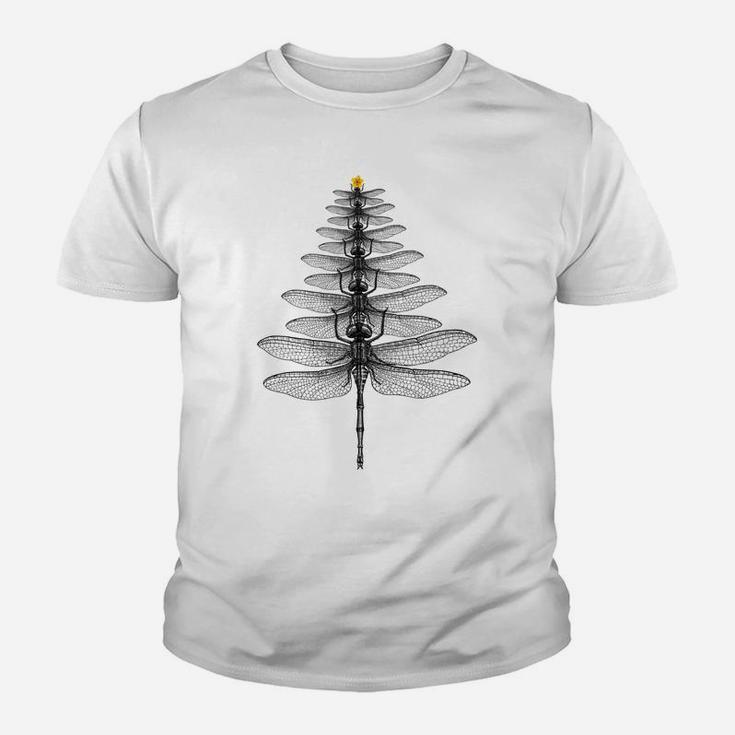 Merry Christmas Insect Lover Xmas Dragonfly Christmas Tree Sweatshirt Youth T-shirt