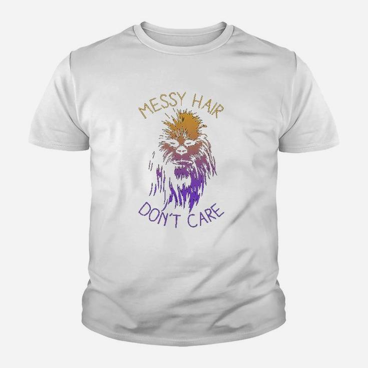 Messy Hair Dont Care Youth T-shirt