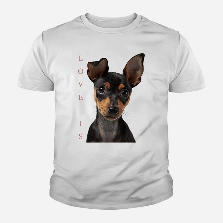 Miniature Pinscher Shirt Dog Mom Dad Tshirt Love Puppy Pet Sweatshirt Youth T-shirt