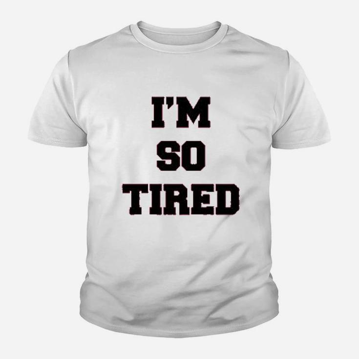 Mom And Baby I Am So Tired Youth T-shirt