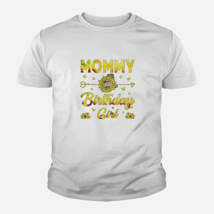 Mommy Of The Birthday Girl Mom Sunflower Gifts Youth T-shirt