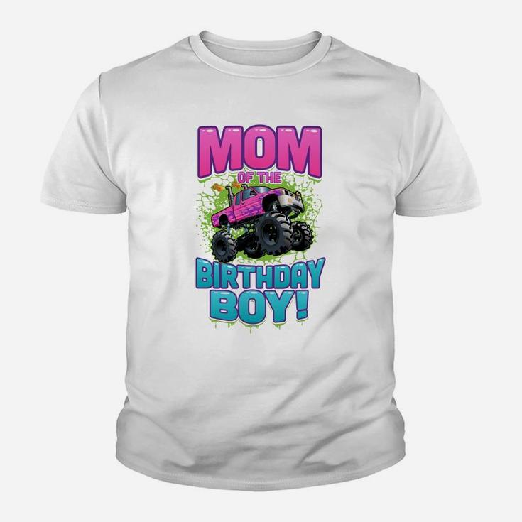 Monster Truck Mom Of The Birthday Boy Gift Youth T-shirt