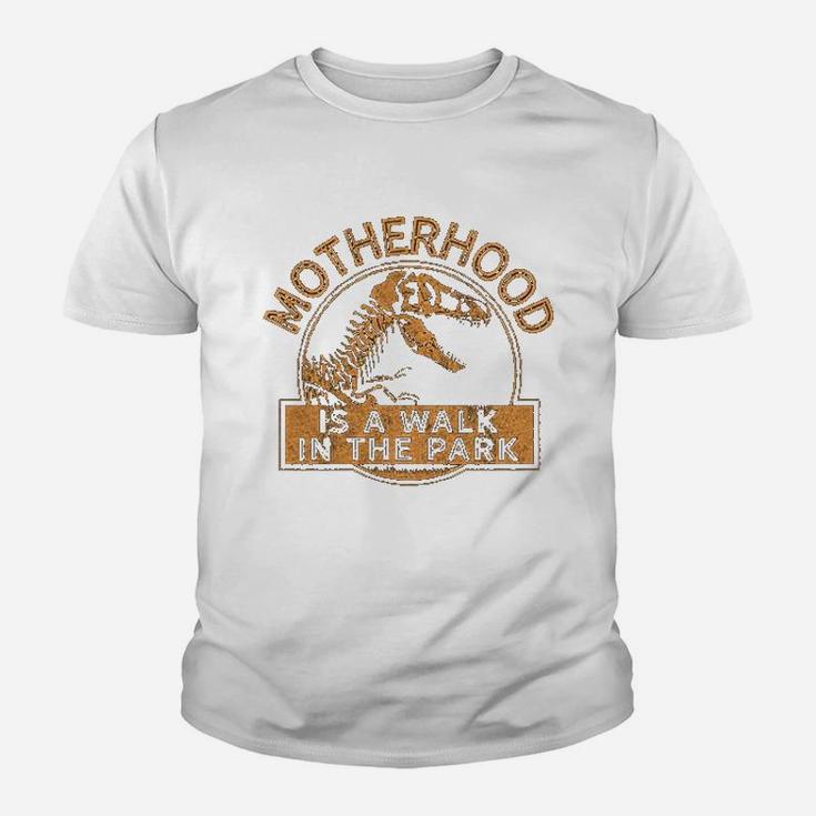Motherhood Is A Walk In The Park Youth T-shirt