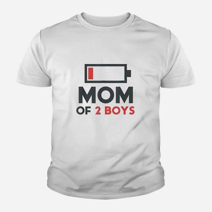 Mothers Day Gift Mom Mom Of 2 Boys From Son Youth T-shirt