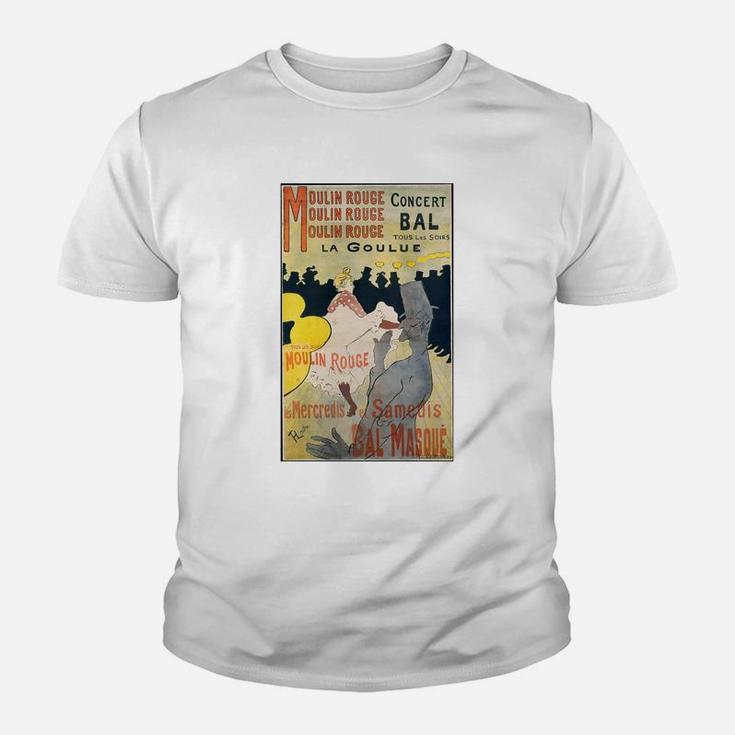Moulin Rouge Poster  | Parisian Camouflage Youth T-shirt