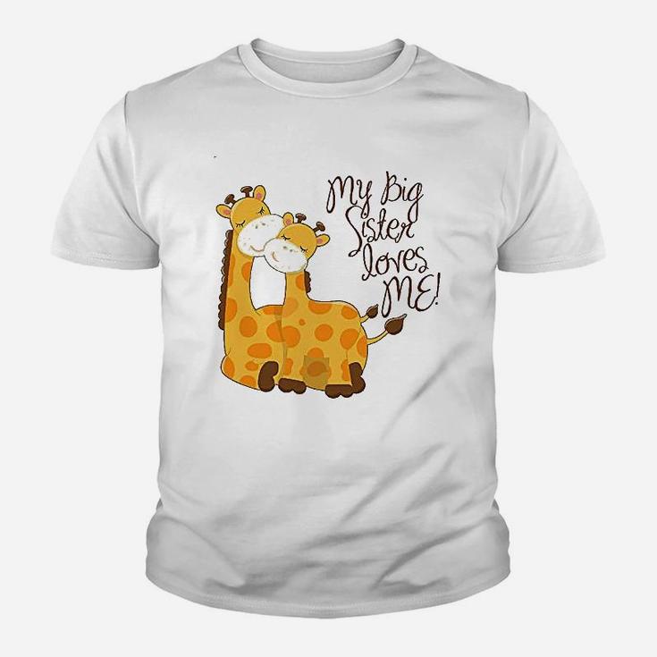 My Big Sister Loves Me Youth T-shirt