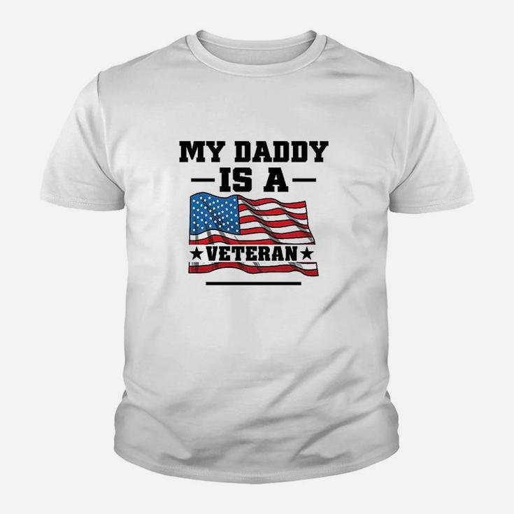 My Daddy Is A Veteran Youth T-shirt